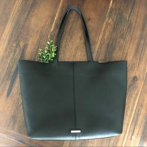 Rebecca Minkoff Large Black Pebbled Leather Tote